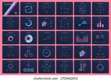 Big set of infographics elements. EPS10. Infographic for brochure, web banner