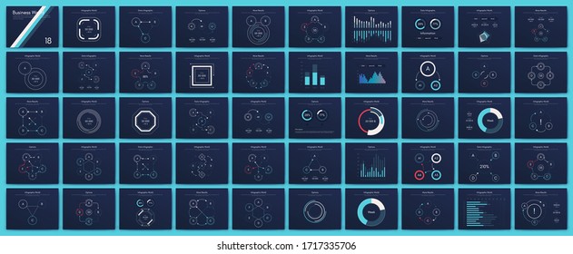 Big set of infographics elements. EPS10. Infographic for brochure, web banner
