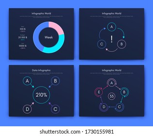 Big set of infographics elements. EPS10. Infographic for brochure, web banner