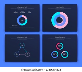 Big set of infographics elements. EPS10. Infographic for brochure, web banner