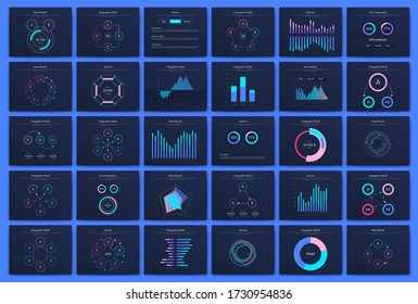 Big set of infographics elements. EPS10. Infographic for brochure, web banner