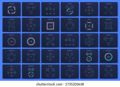 Big set of infographics elements. EPS10. Infographic for brochure, web banner