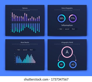 Big set of infographics elements. EPS10. Infographic for brochure, web banner