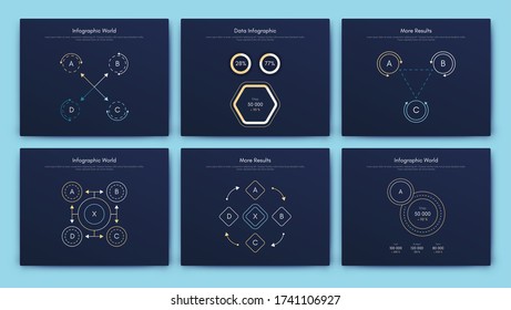 Big set of infographics elements. EPS10. Infographic for brochure, web banner