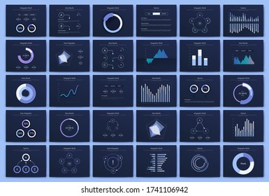Big set of infographics elements. EPS10. Infographic for brochure, web banner