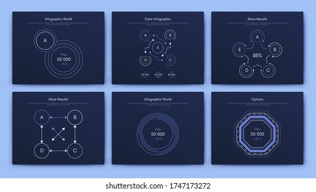 Big set of infographics elements. EPS10. Infographic for brochure, web banner