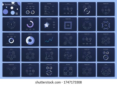 Big set of infographics elements. EPS10. Infographic for brochure, web banner