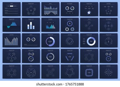 Big set of infographics elements. EPS10. Infographic for brochure, web banner