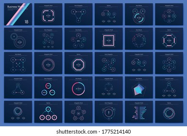 Gran conjunto de elementos de infografía. EPS10. Vector de material. Ilustración del vector