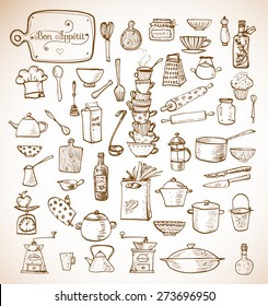 Hand Drawn Doodle Kitchen Appliance Vector Stock Vector (Royalty Free ...