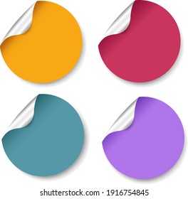 Big Set, weißer Hintergrund mit Farbverlauf-Mesh, Vektorgrafik