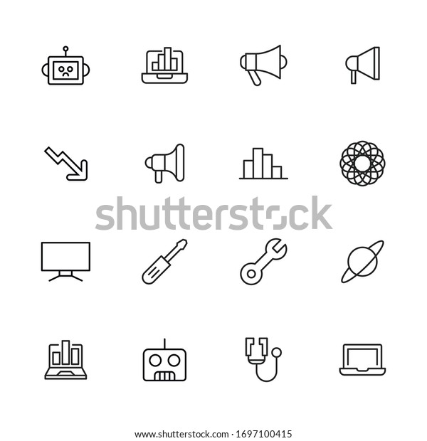 Big set\
of labor line icons. Vector illustration isolated on a white\
background. Premium quality symbols. Stroke vector icons for\
concept or web graphics. Simple thin line signs.\
