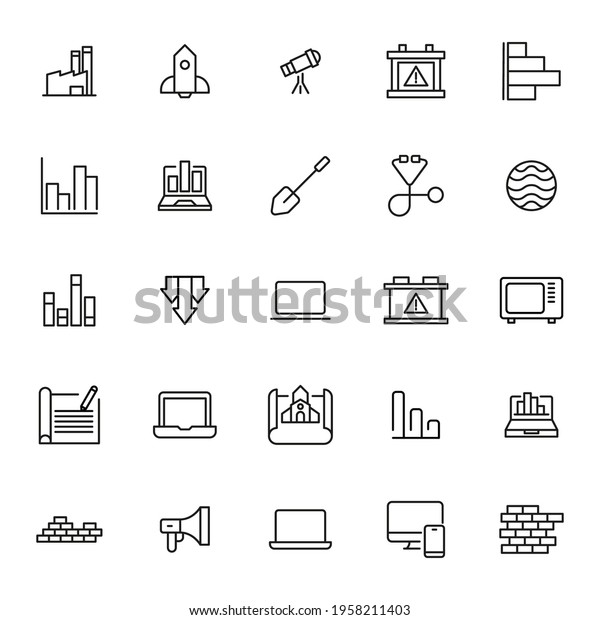 Big set\
of labor line icons. Vector illustration isolated on a white\
background. Premium quality symbols. Stroke vector icons for\
concept or web graphics. Simple thin line\
signs.