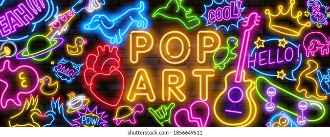 Big set Pop art