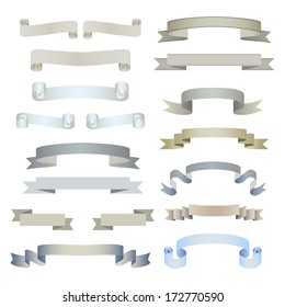Big set of ribbons