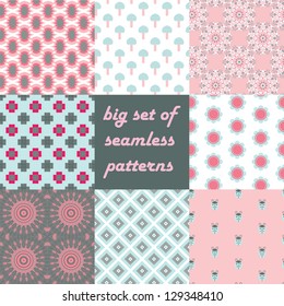 Big set of seamless patterns