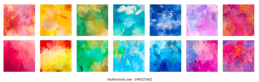 big set of shiny colorful vector watercolor background handy for any project where a platter of colour makes the difference for billboard promotion or flyer color pink water white kid star rainbow tex