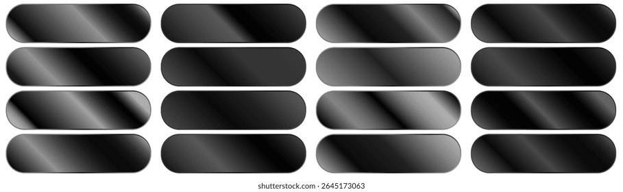 Big set of silver, black gradients.