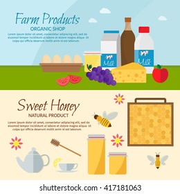 Big set of vector farm elements