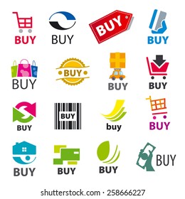 big set of vector logos buy