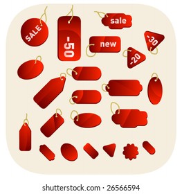 big set of vector price tags - you can use it for any sale time or seasons