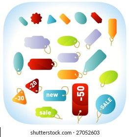 big set of vector price tags - you can use it for any sale time or seasons