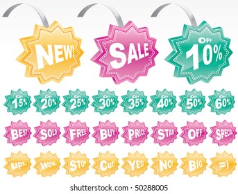 big set of vector price tags - you can use it for any sale time or seasons