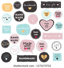 Big set of vector tags and badges with words and phrases. Perfect for your business.