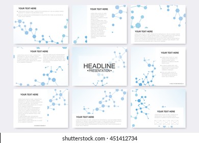 Big Set Vector Templates Presentation Slides Stock Vector (Royalty Free ...