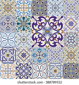 Big set of vector tiles background. For wallpaper, backgrounds, decoration for your design, ceramic, page fill and more. 