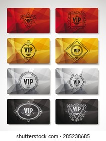 Big set of VIP cards