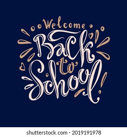 Big set of Welcome back to school labels.
