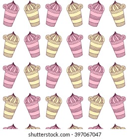 Big shake with cream and lemon
