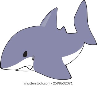 The big shark at the aquarium.
