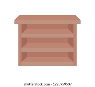 big shelf over a white background vector illustration design