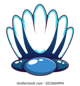 Big shell icon. Cartoon illustration of big shell vector icon for web