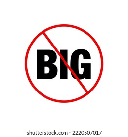 BIG size banned vector icon. no use big icon.