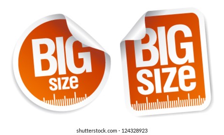 Big Size Clothing Stickers Set