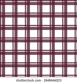 Big Size Dark Brown Color Two Square Check Fabric Pattern for Background & Texture 