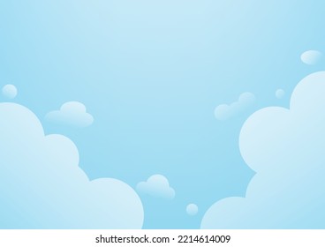 big sky with beautiful clouds background 