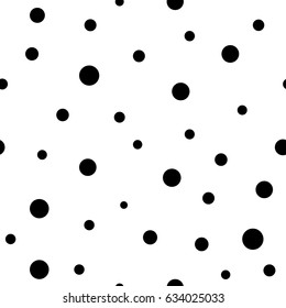 Big small black circle on white background. Fashion graphic background design Modern stylish abstract texture. Colorful template for prints, textiles, wrapping, wallpaper, website. Vector illustration