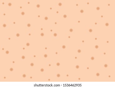 big and small pore and skin vector / texture anatomy