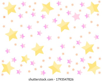 big and small stars pattern background for design