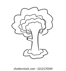 Big and Small Tree art