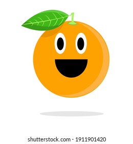 el gran vector de sonrisa naranja puede utilizarse como pegatinas, personajes, dibujos animados, fondos de escritorio, libros infantiles, revistas infantiles, diseños de camisetas