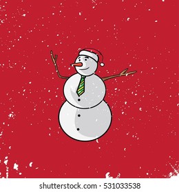 big snow man