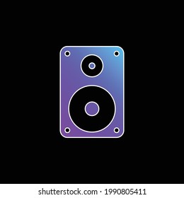 Big Speaker blue gradient vector icon