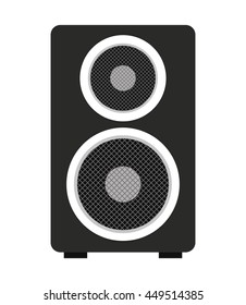 big speaker isolated icon design, vector illustration  graphic 