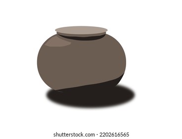 frasco vectorial de esfera grande Se utiliza para hacer una imagen con un tazón de agua como componente.