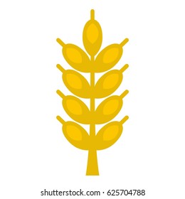 Big spike icon flat isolated on white background vector illustration